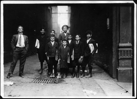 Nashville Newsies, 1910.